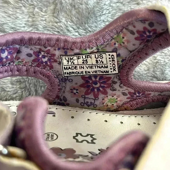 Geox - Summer Sandals with velcro closures. Size 8.5 - Picture 6 of 6